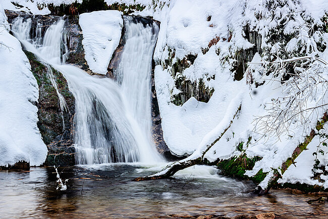 Allerheiligen-Wasserfall im Winter